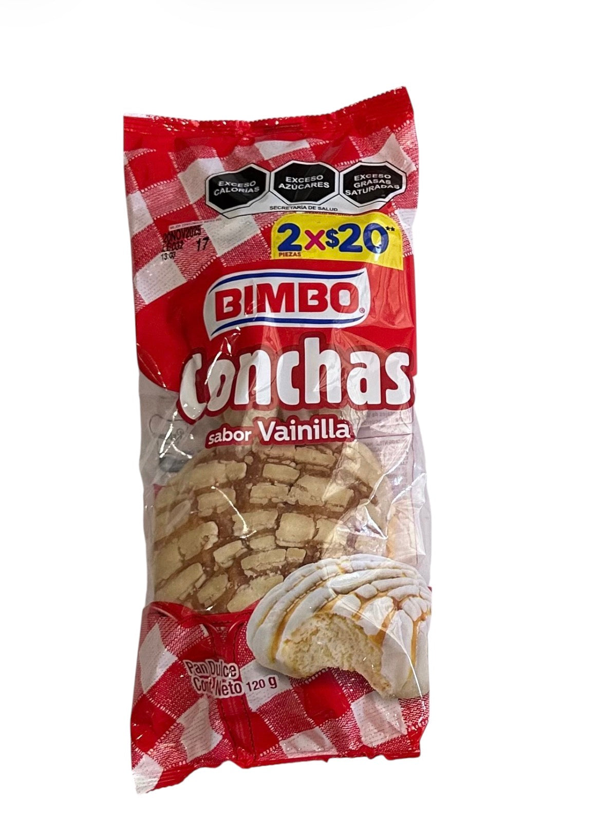 CONCHAS VAINILLA X2 120g